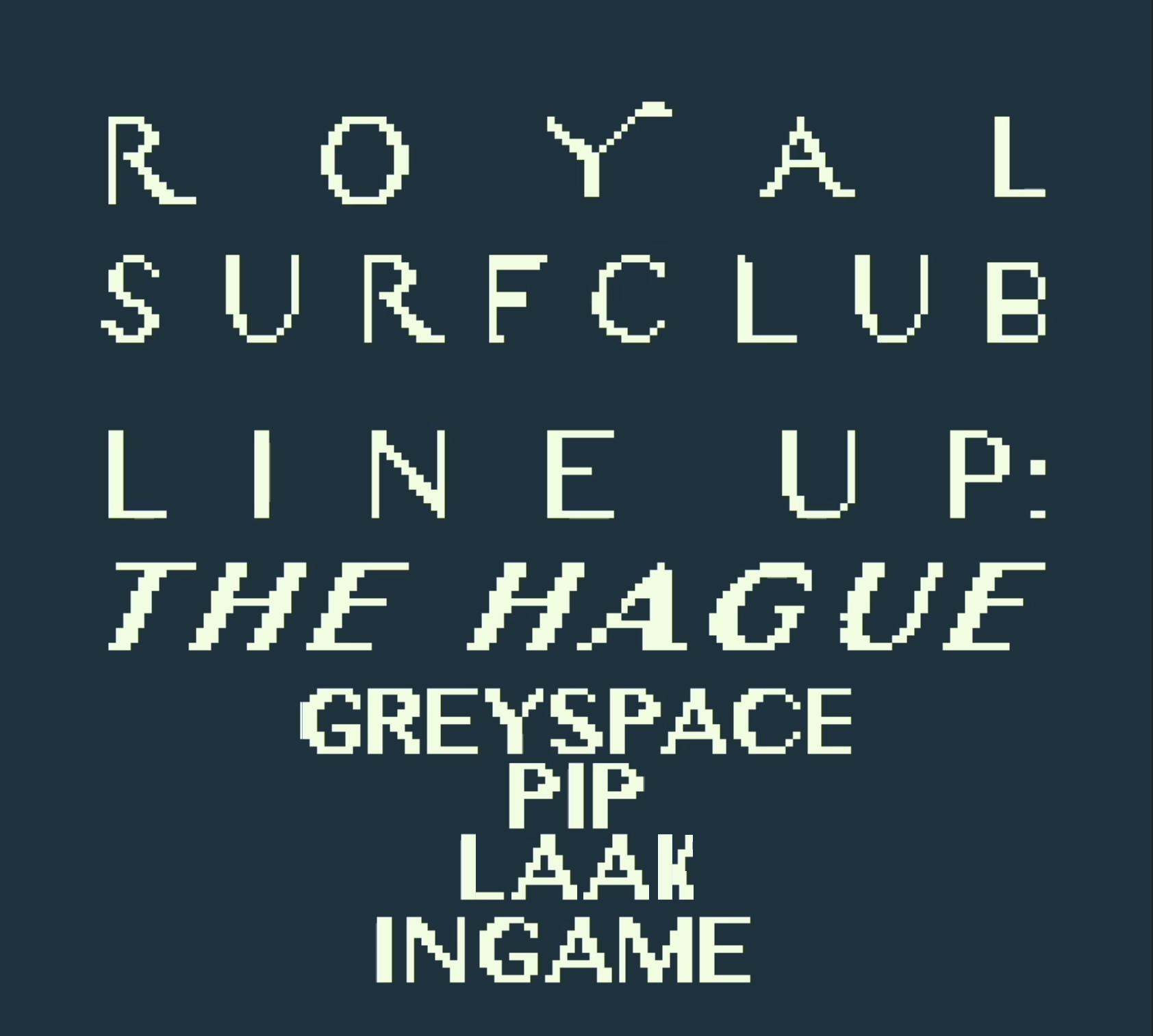 Line Up: The Hague cover art